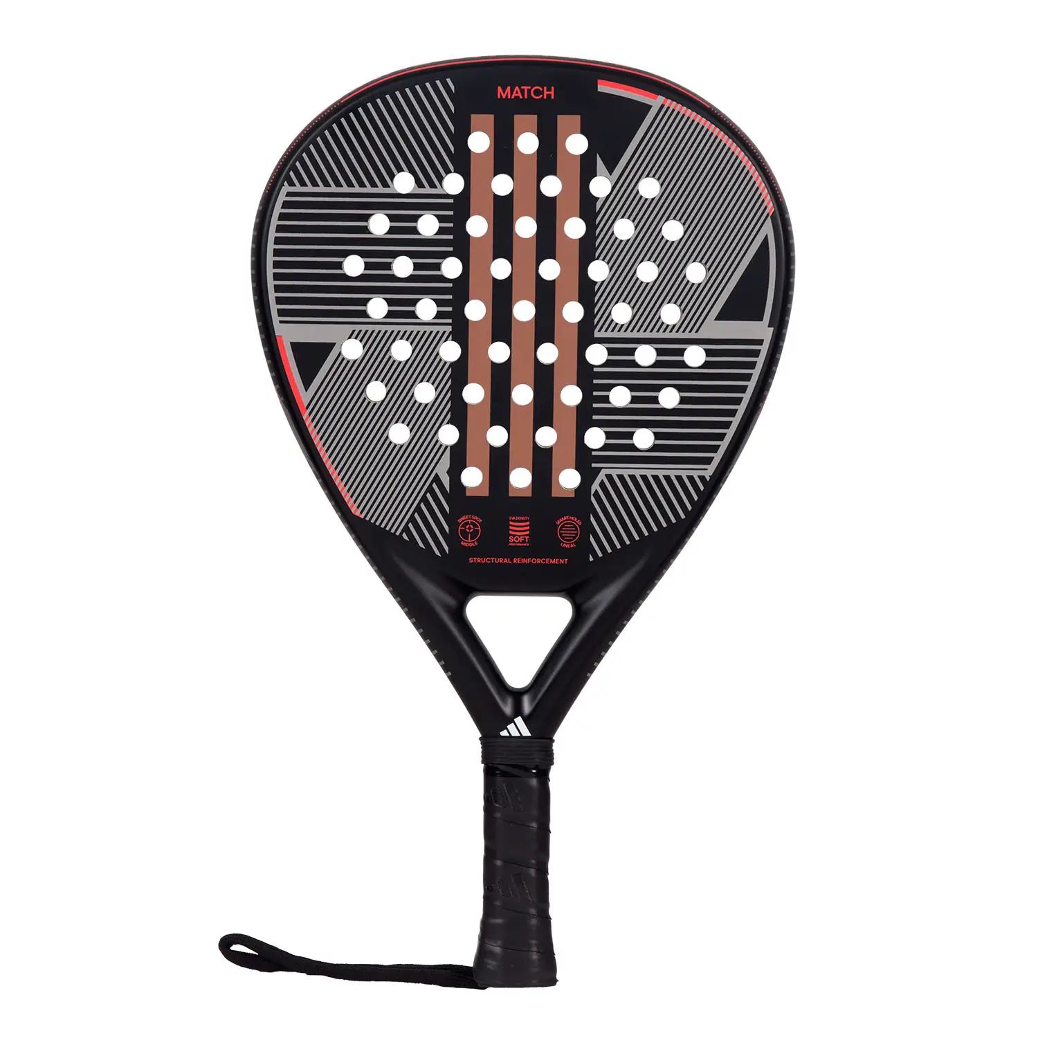 Adidas Match 3.3 Schwarz Rot padel racket