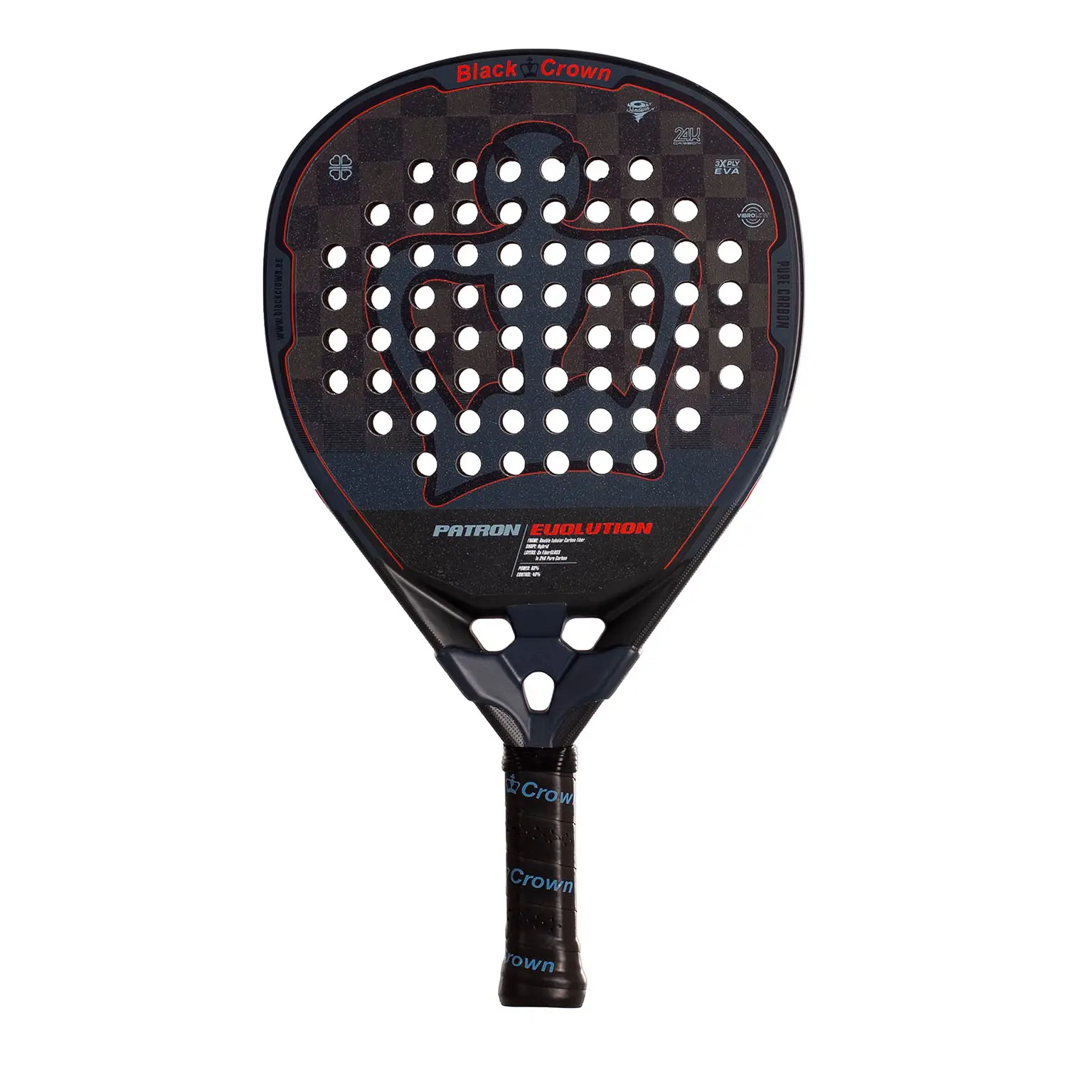 Black Crown Muster Evolution padel racket