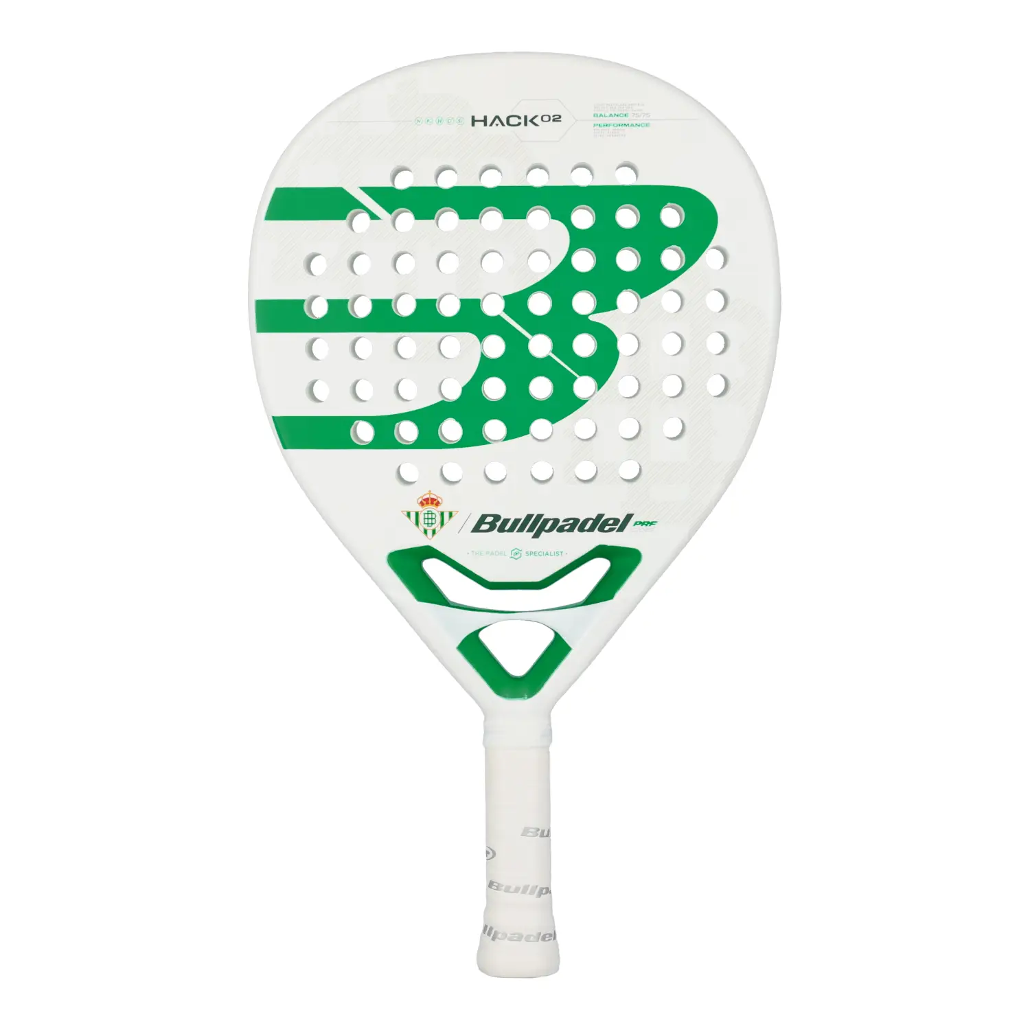 Bullpadel Hack 02 Betis Ex padel racket