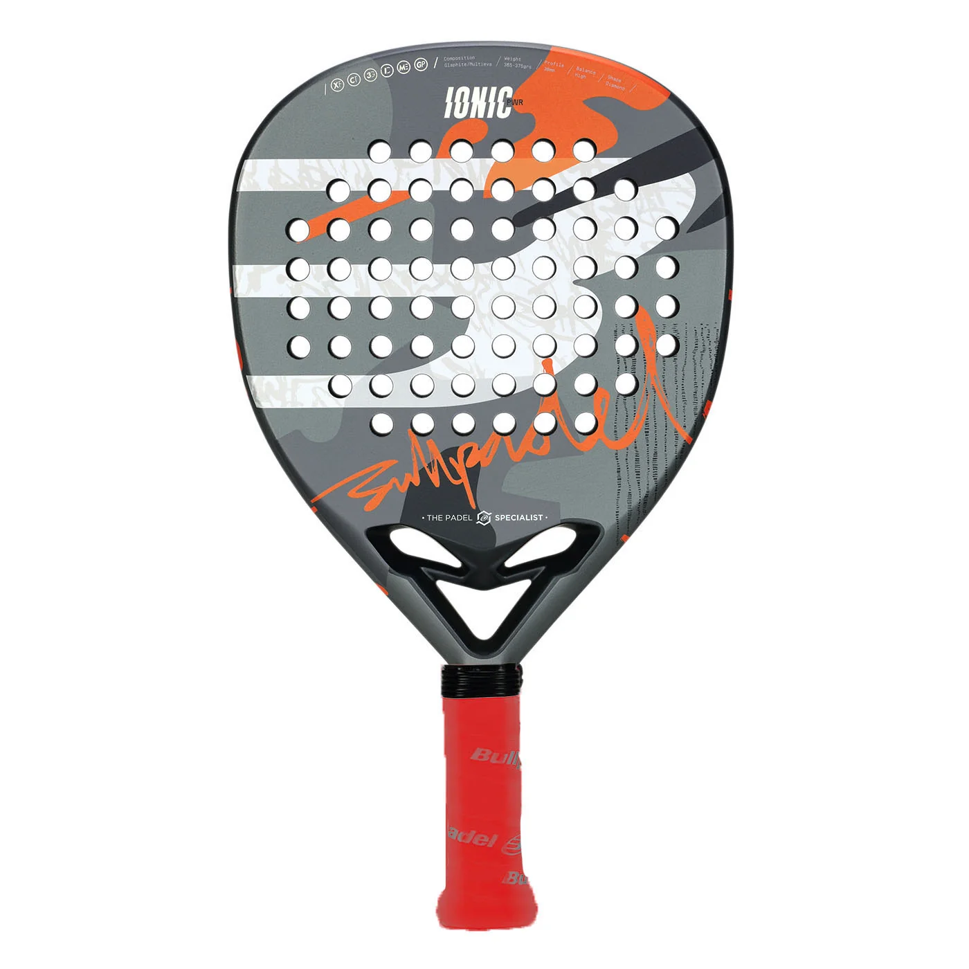 Bullpadel Ionic Power Javi Leal padel racket