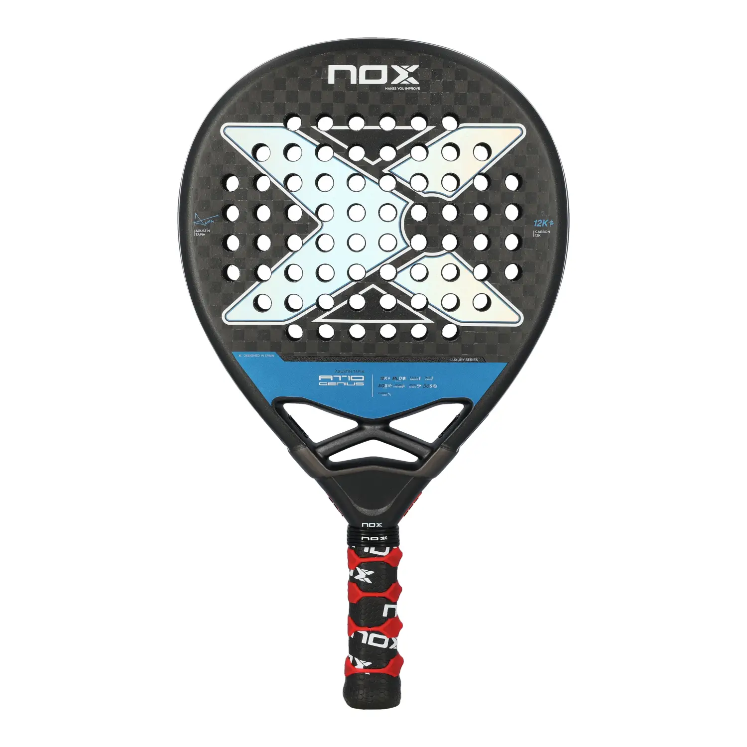 NOX AT10 Genius 12K Agustín Tapia padel racket