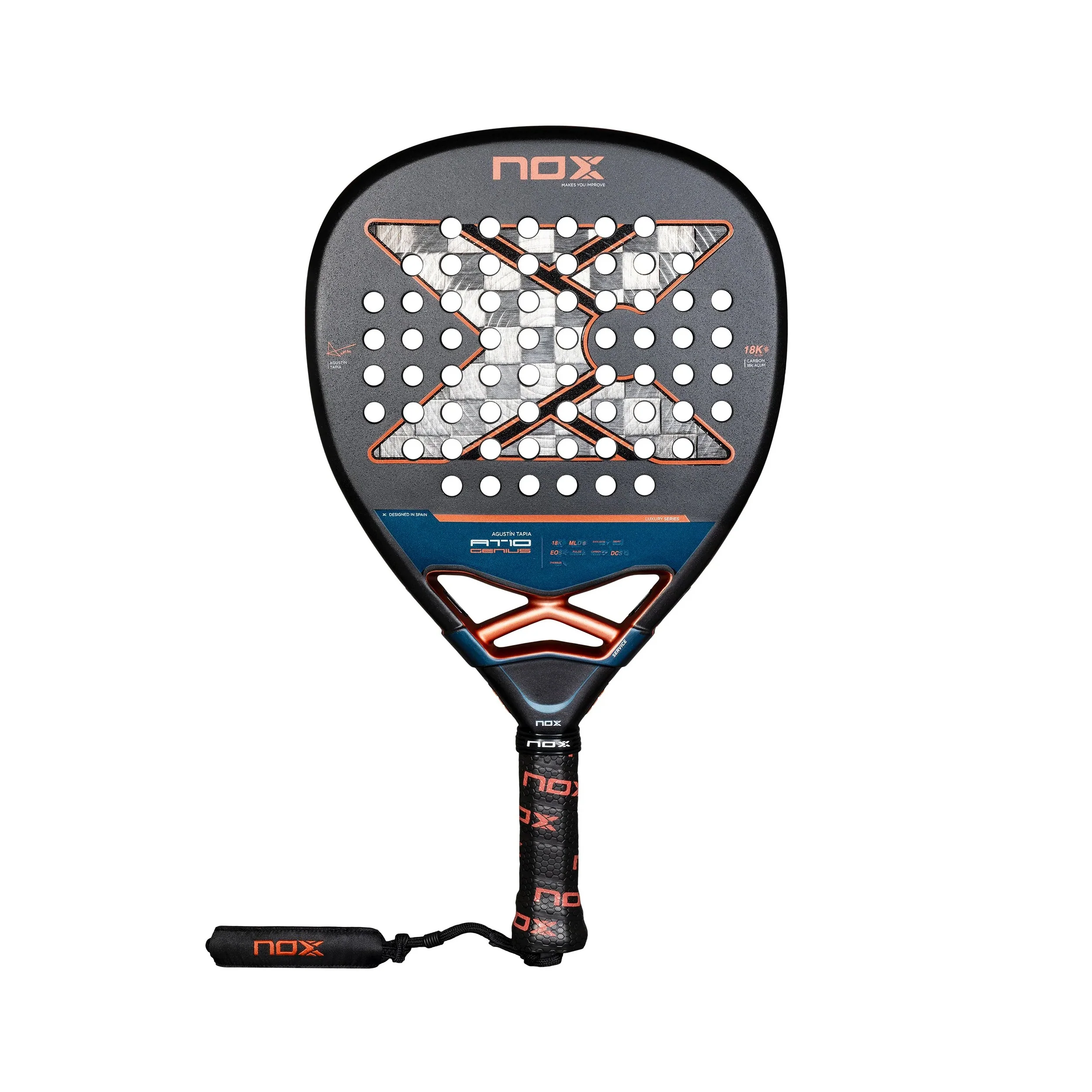 NOX AT10 Genius Attack 18K padel racket