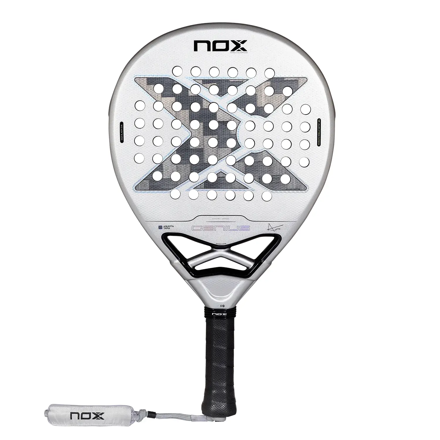 NOX Genius 12K Alum Xtrem by Agustin Tapia padel racket