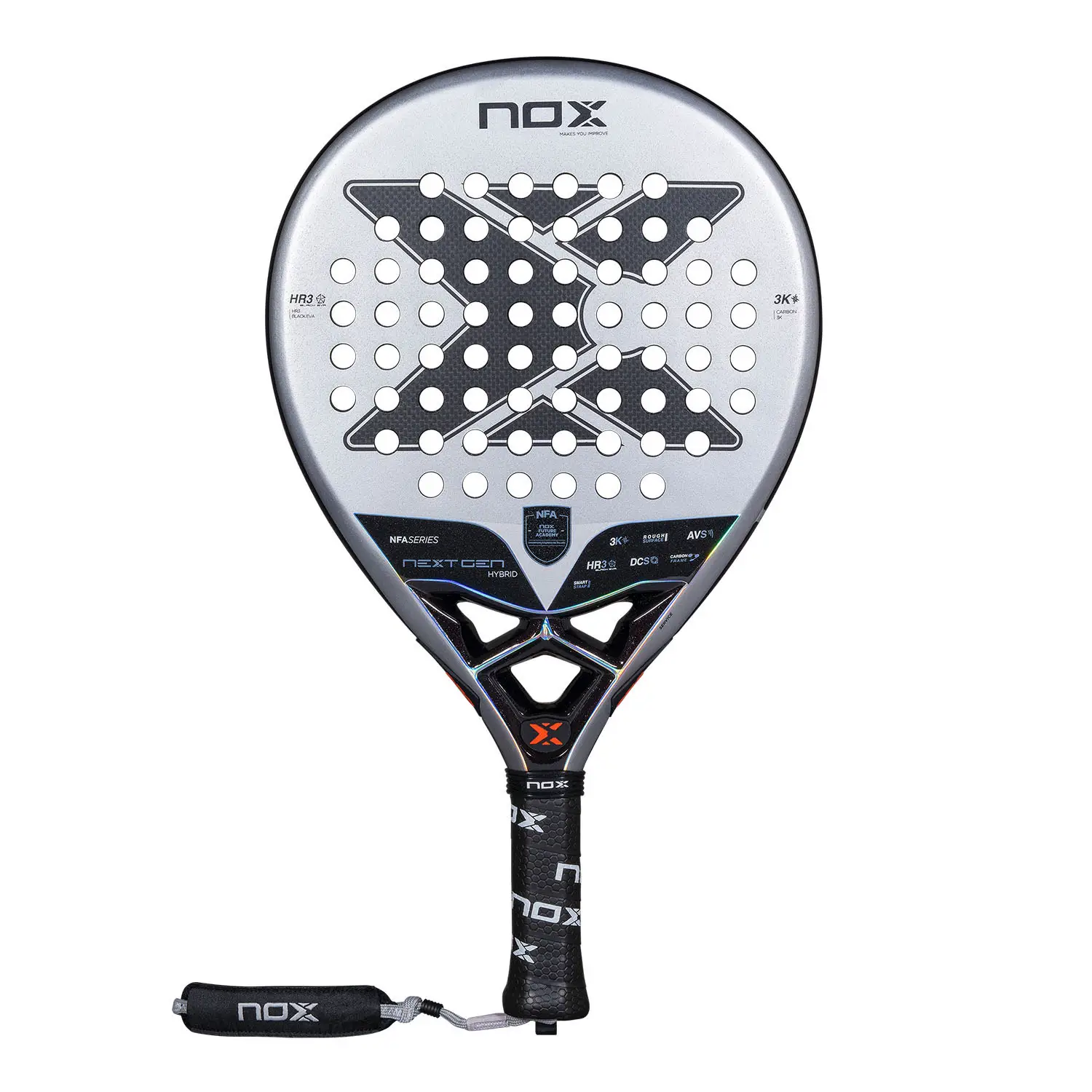 NOX Nextgen Pro Hybrid 3K padel racket