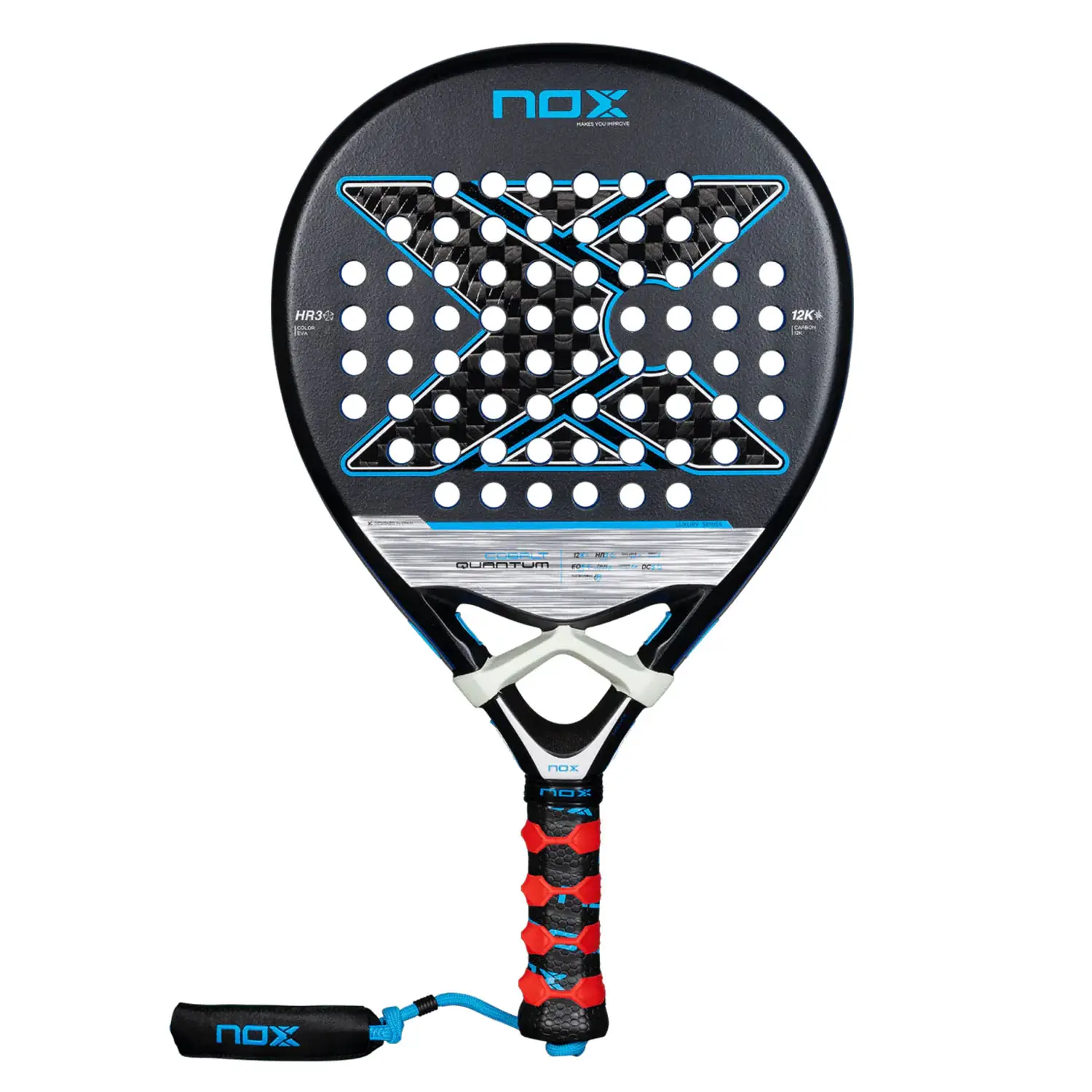 NOX Quantum 12K Cobalt padel racket