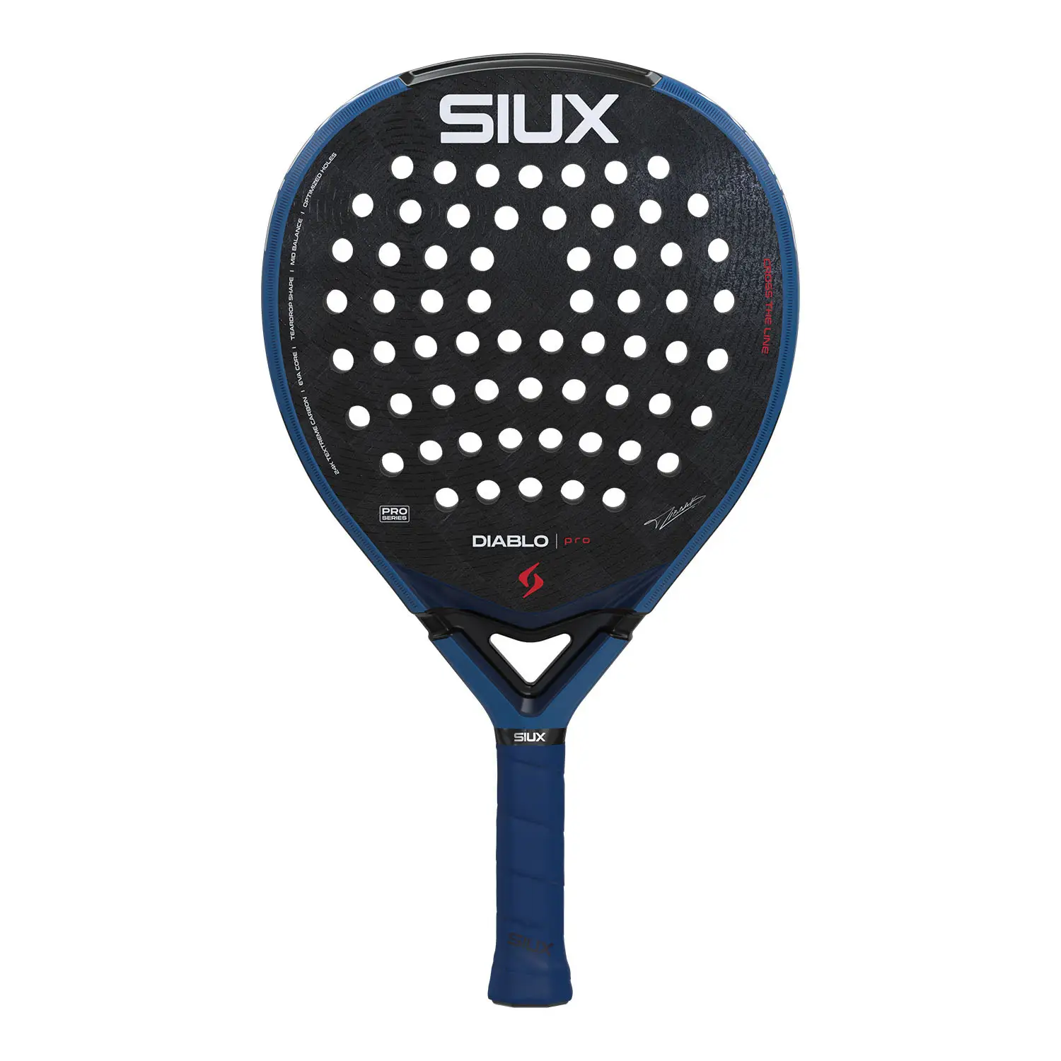 Siux Diablo Pro Royal Blue padel racket