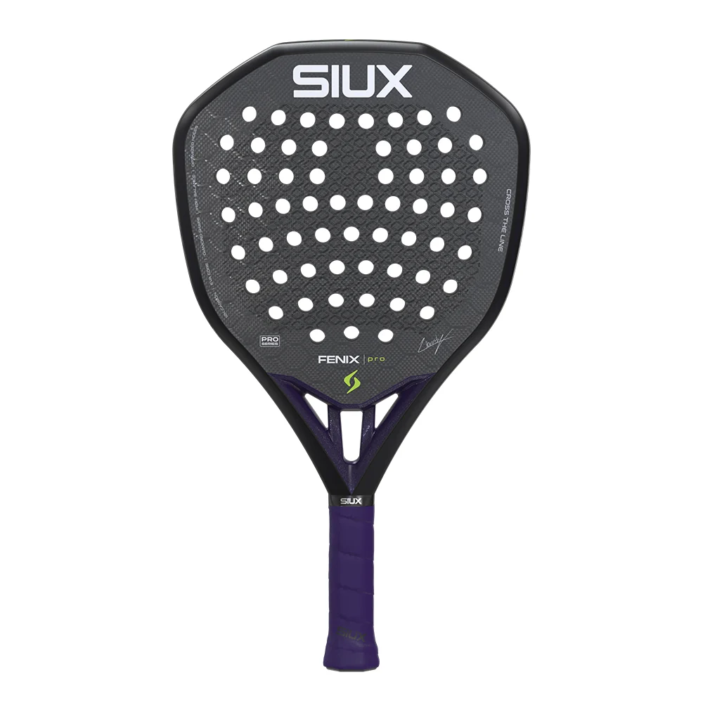 Siux Fenix Pro Black Leo Ausburger padel racket