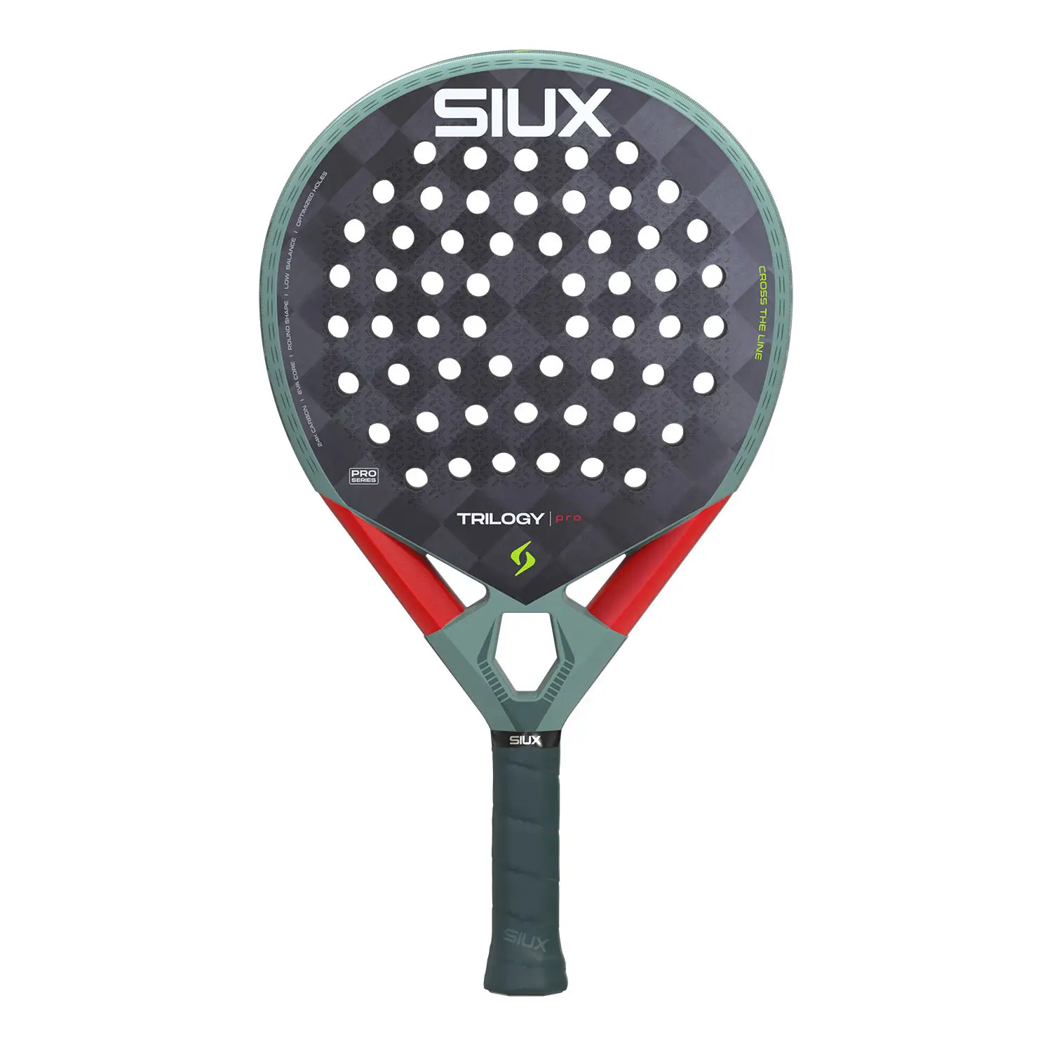 Siux Trilogy Pro Ash Green padel racket